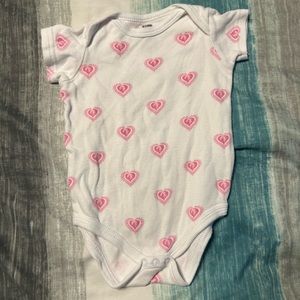 HB 3-6 Heart Onesie